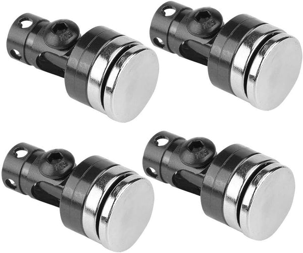 Dilwe 4Pcs Body Post Mount, Aluminum Magnetic Invisible Body Post Mount for