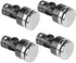 Dilwe 4Pcs Body Post Mount, Aluminum Magnetic Invisible Body Post Mount for