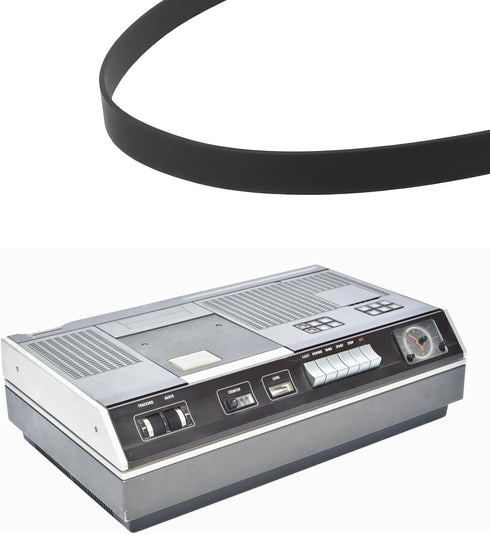 SG Store 4Pcs 4mm 0.6mm 66mm Cassette Recorder Flat Drive Belt Width Thick Diameter for DVD CD LD Recorders Walkmans