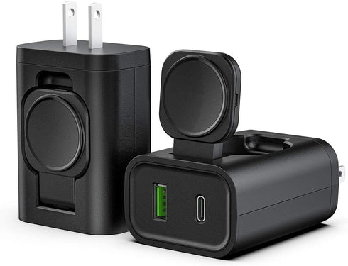 24W USB C Charger, 3 in 1 Design with Apple Watch Wireless Charger, PD Charger for iPhone and AirPods