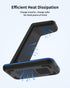 JoyGeek 3 in 1 Wireless Charger for Samsung & Android: Charging Station for Galaxy Watch 7 Pro/4/3, Phone Charger for
