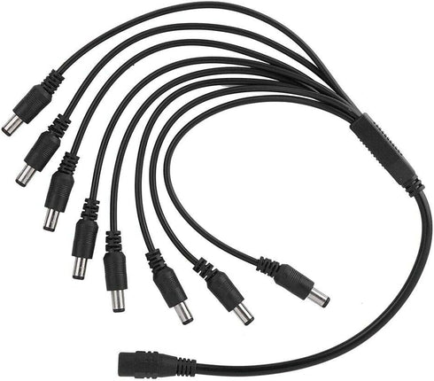 YUSTDA New 8-Plug 8 Tips Splitter 8-Way Power Cord Cable for SANNCE 4CH,