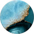 Elegant Blue Agate Pattern PopSockets Standard PopGrip
