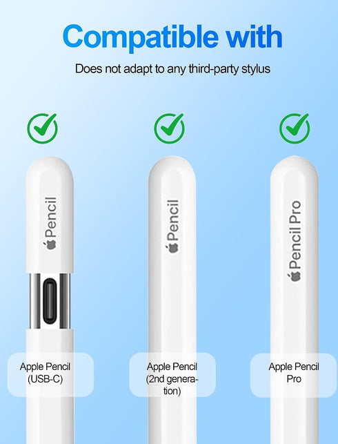 BLEBLE 8 Pack 2nd 1st Replacement Pencil Tips for Apple Pencil Pro - Fine Point Metal Tip for Apple Pencil Generation