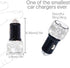 Dual USB Car Charger Bling Bling Handmade Rhinestones, Fast Charging Car Decor for iPhone, iPad Pro/Air, Samsung Galaxy