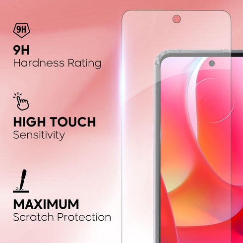 Case-Mate Tough Case & Glass Screen Protector for Motorola Moto G Power (2022) - Clear, 10 ft Drop Protection.