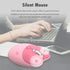 Lomiluskr 2.4G Cute Cat Wireless Mouse, Lightweight Soundless Mice, Wireless Mice, Candy Colors, Kawaii Mouse for Girls