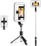 PIOENIMAGE Selfie Ring Light with Stand, Tripod with Dimmable LED Lights, Extendable Ring