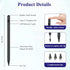 Stylus Pen for Android - CMARS POM Tip Magnetic Phone Pen, Fine Point for Touch Screens, Black