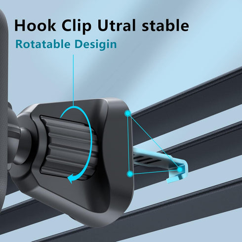 OHLPRO 16MM Universal Air Vent Hook for Car Mount, Vent Clip for Car Phone Mount and Wireless Car Charger for Vertical