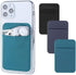 3Pack Stretchy Cell Phone Card Holder for iPhone, Samsung Galaxy, Android - Dark Green, Blue Gray, Black Pouch Sleeve