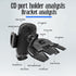 Car Phone Holder for CD Slot, Magnetic or One Button Release, 360° Rotation, Silicone Pad Protection, Compatible with