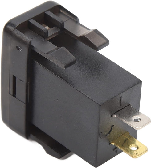 Aramox Dual USB Port Socket QC3.0 Fast Charge Outlet Power Adapter for FJ Cruiser Fortuner Hilux Tacoma (1.57x0.87 Inch)