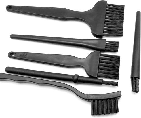 11 in 1 Anti Static Brushes Set with Microfiber Cleaning Cloth, Portable Plastic Handle Nylon Cleaning Brush Kit for