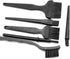 11 in 1 Anti Static Brushes Set with Microfiber Cleaning Cloth, Portable Plastic Handle Nylon Cleaning Brush Kit for
