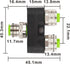 M12 5 Pin Aviation Wire Connector Male to Female Y Connector, Lonlonty 12mm Industrial Circular Waterproof IP67