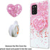 Samsung Galaxy A02S Phone Case, Flash Phone Case for Girls and Women, Soft TPU Cushion with Bracket and Lanyard