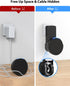 Maxonar Wall Mount for Echo Pop, Wall Mount Speaker Holder Stand, No Screws No Drill Needed, Cable Hidden Storage