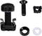 ZCLGOOD 50PCS M6 x 16mm Rack Mount Cage Nuts, Screws & Nylon Washers