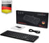 Perixx PERIBOARD-215B US Wired Keyboard, Ultra Slim Scissor Keys, 2 USB-A & USB-C Ports, Detachable Cable, Black