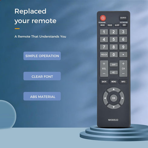 Tavether NH305UD Universal Replacement Remote Control for Emerson LCD HDTV TV