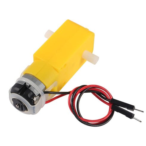 6PCS 3V-6V TT Motor DC Electric Gear Motor DC Prewired Gear Motor Dual Shaft Intelligent Car Chassis for DIY Smart Car