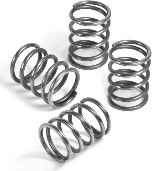 BOXOB 4pcs Remote Control Car Springs, Dark Grey Metal Spring Remote Control Car Replacement Parts Suitable for Arrma
