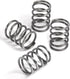BOXOB 4pcs Remote Control Car Springs, Dark Grey Metal Spring Remote Control Car Replacement Parts Suitable for Arrma