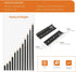 3U Vertical Server Rack Rail Pair Kit, DIY Rack Rails Kit, 12-24 Screws x48 Included to Mount Equipment 2U-20U
