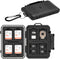 JJC Slim Memory Card Case for 8 SD 12 TF and 2 Nano