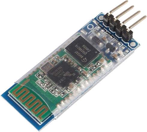 4pcs HC-06 RS232 4 Pin Wireless Bluetooth Serial RF Transceiver Module for Arduino, Bi-Directional Serial Channel