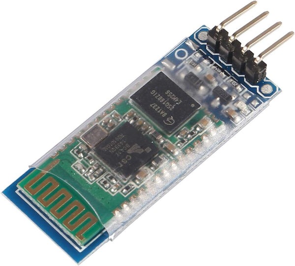 4pcs HC-06 RS232 4 Pin Wireless Bluetooth Serial RF Transceiver Module for Arduino, Bi-Directional Serial Channel