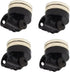 DEVMO 4PCS SCX10 4WD 1/10 RC Magnetic Body Post,Alloy Magnetic Stealth Invisible Body Shell Mount Column Compatible
