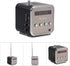 Music Player Mini Speaker, Portable FM Radio Stereo PC Fashion Support Card and U Disk (Black)