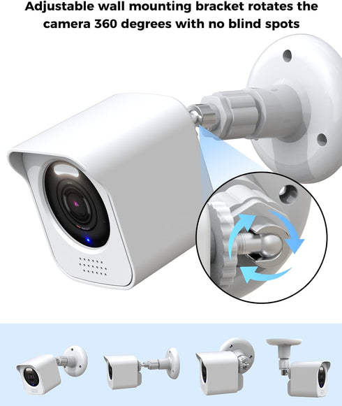 All-New Wyze Cam V4 Camera Mount, Weatherproof Protective Housing and 360 Degree Adjustable Mount for Wyze Cam V4 ONLY