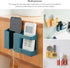 D3 Wall Mount Phone Holder, Punch-Free Wall-Mounted Mobile Phone Charging Stand, Sticky Remote Control Storage Box (2