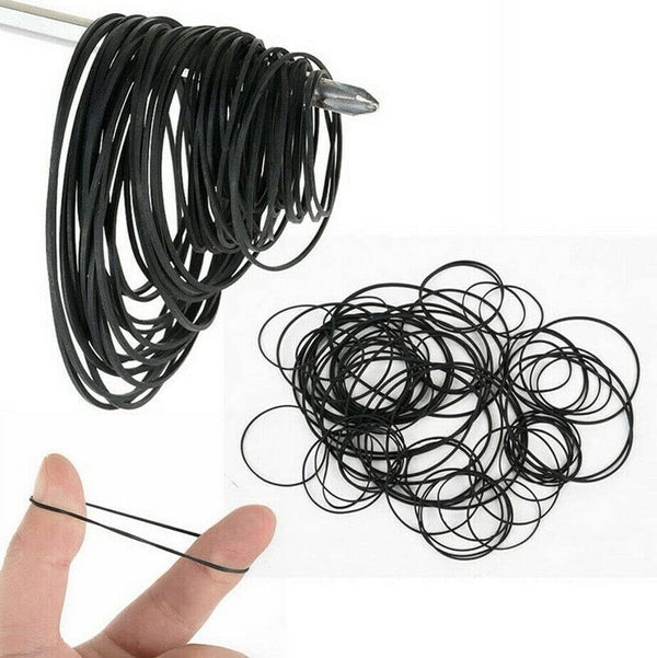 35+ Pack Mix Cassette Rubber Square (40-135mm) Belt for DVD Drive, Xbox 360, Repair Rebuild