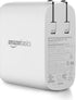 Amazon Basics 68W Two-Port GaN Wall Charger with 1 USB-C (60W) & 1 USB-A Ports (18W) with PD for Laptops, Tablets & Phones (iPhone 15/14/13/12/11/X,iPad,MacPro, Samsung, & more), non-PPS, White