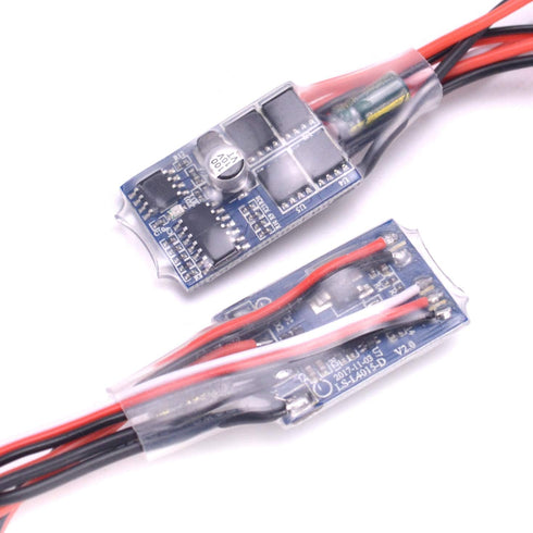 YoungRC 30a 1/16 18 24 Brake(Pack 2 RC Brushed ESC Motor Speed Controller for Car and Boat Tank W/o of Pcs)