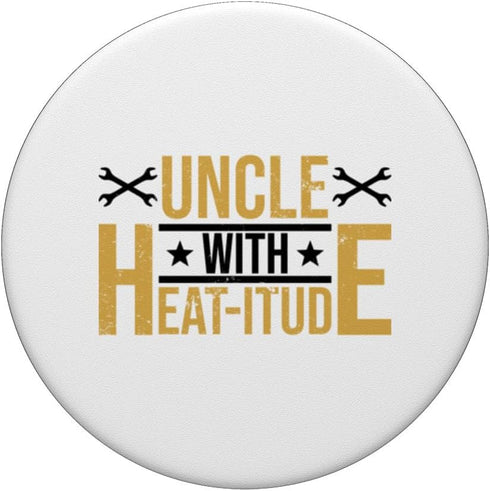 HVAC Maintenance Design for HVAC Technician Uncle PopSockets Standard PopGrip
