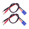 2-Pack EC5 Male Connector to 4MM Bullet Banana Connector Plug Adapter Wires with 11.8inch 14AWG Cable