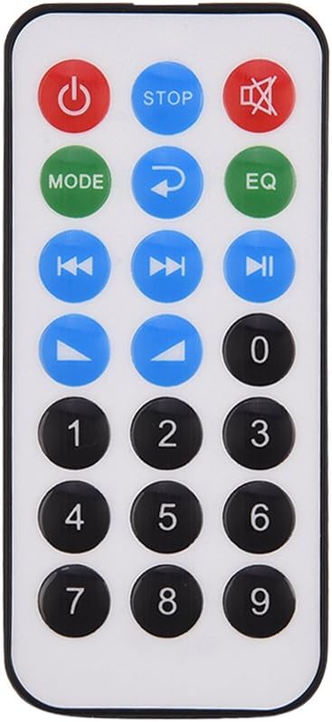 12V MP3 Decoder Module, USB/Bluetooth/SD Card/FM Radio WMA Decoder Board with Remote Control, Hands-Free Call