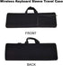 Wireless Keyboard Mouse Sleeve Travel Case for Arteck 2.4G Keyboard, Soft Neoprene Water Resistant Bag (Black)