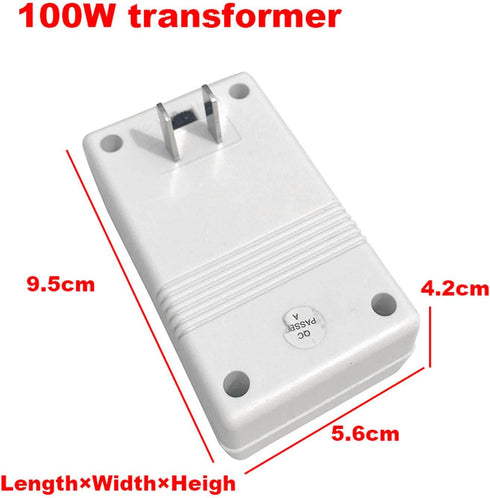 GOTOTOP SW-S12 100W 2 Travel Power Converter, Power Converter Way Foreign Electricity Transformer for Home Appliances