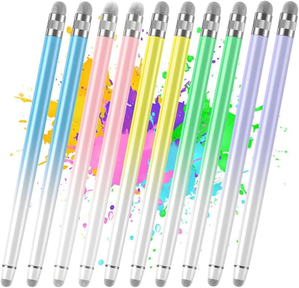 Bopomofo 10PCS Stylus Pen for Touchscreen, Compatible with iPhone/iPad/Tablet Android/Microsoft/Surface