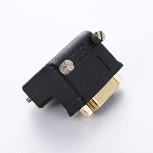 DVI-I Female to DVI-D Male Right Angle Adapter