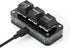USB Mini 3-Key Keyboard, Cut Copy Paste Macro Pad, One Handed Mechanical Gaming Keyboard for OSU (Black)