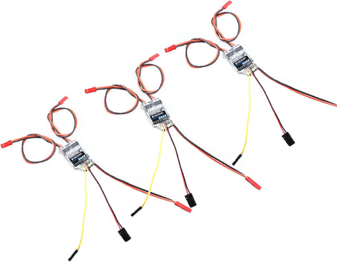 KINGMODEL 3pcs Dual Way Bidirectional Brushed 5A ESC 2S-3S LiPo Esc Speed Controller
