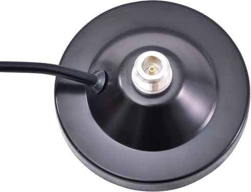 Gabil N-Type Magnetic Antenna Mount with 16.4ft RG-58U Cable | 3.5" 50Ohm Base