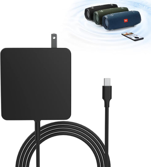 Sqrmekoko Replacement USB C Power Supply Charger for JBL Xtreme 3 Wireless Speaker
